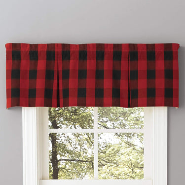 Buffalo Check Valance - Pleated 45